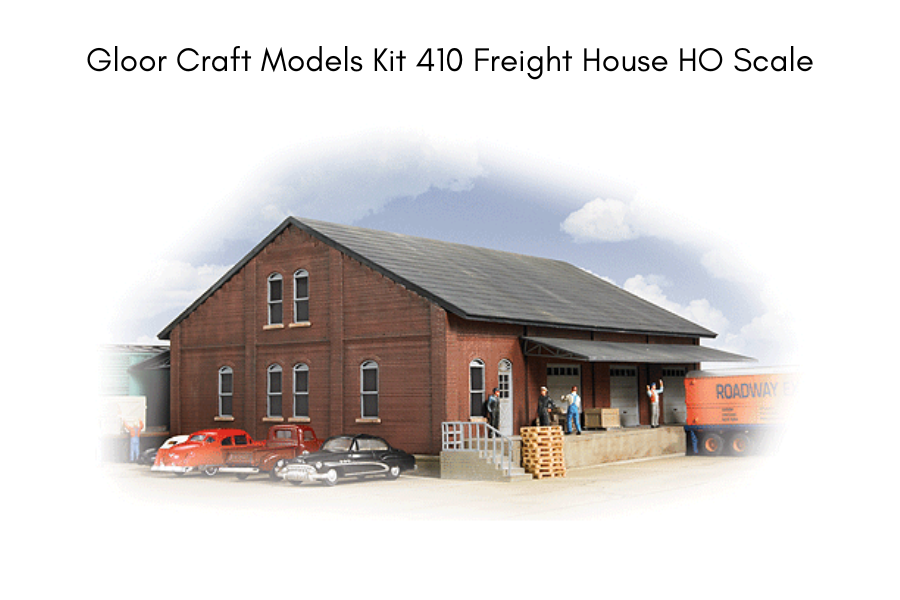 Gloor Craft Models Kit 410 Freight House HO Scale